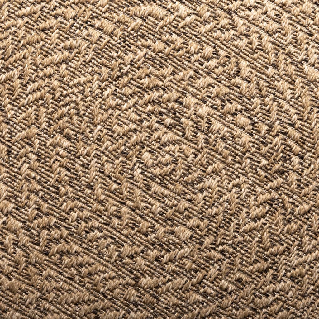 Rug ZIZUR 160 cm Jute Look Indoor and Outdoor