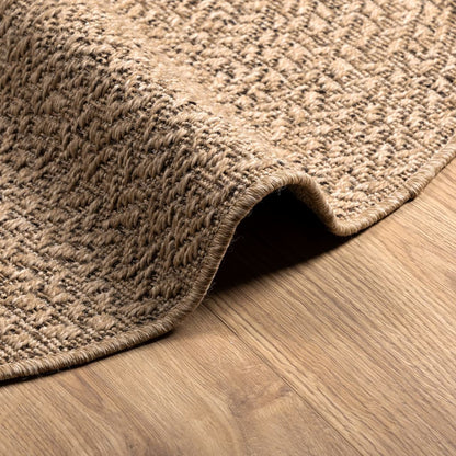 Rug ZIZUR 160 cm Jute Look Indoor and Outdoor