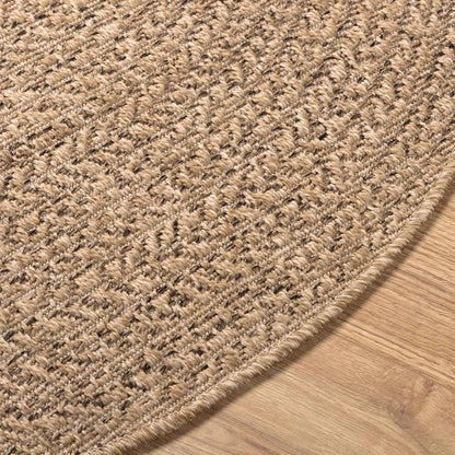 Rug ZIZUR 160 cm Jute Look Indoor and Outdoor