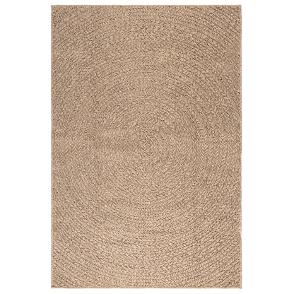 Rug ZIZUR 120x170 cm Jute Look Indoor and Outdoor