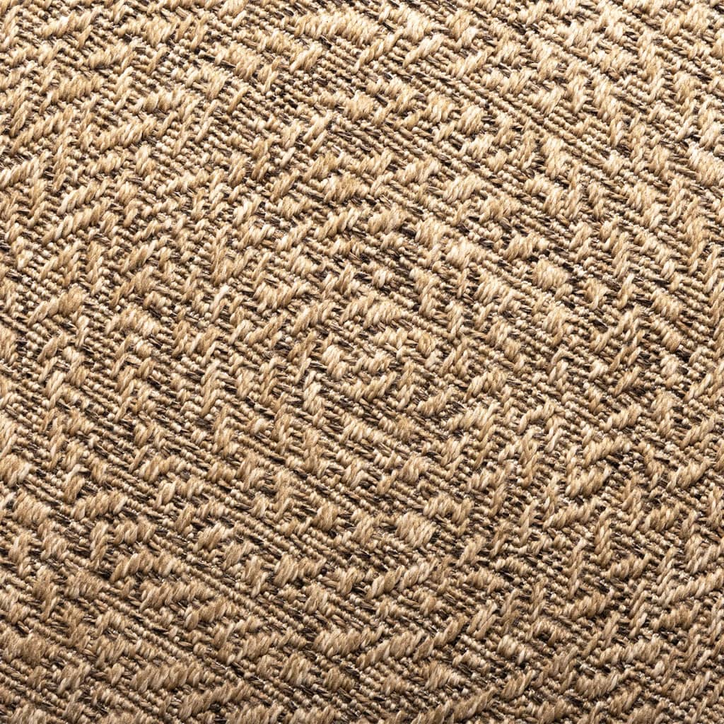 Rug ZIZUR 120x170 cm Jute Look Indoor and Outdoor