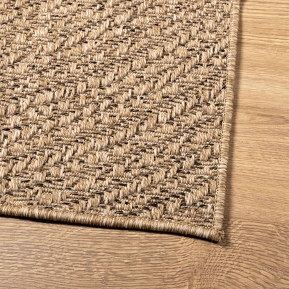 Rug ZIZUR 120x170 cm Jute Look Indoor and Outdoor