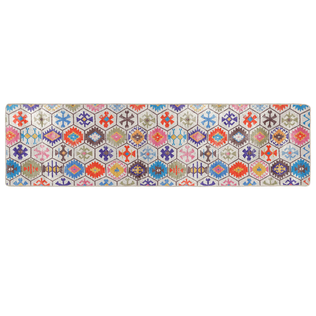 Rug Washable Multicolour 80x300 cm