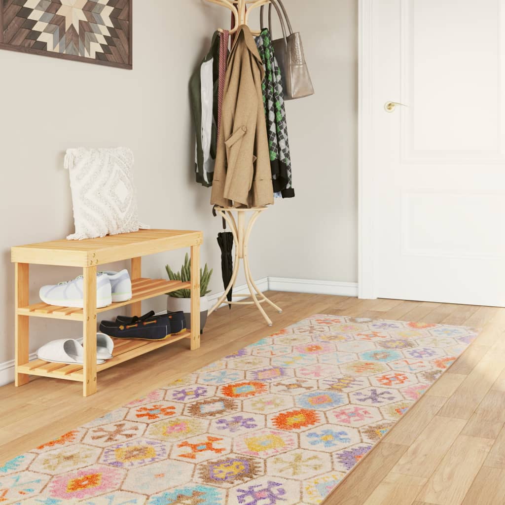 Rug Washable Multicolour 80x300 cm