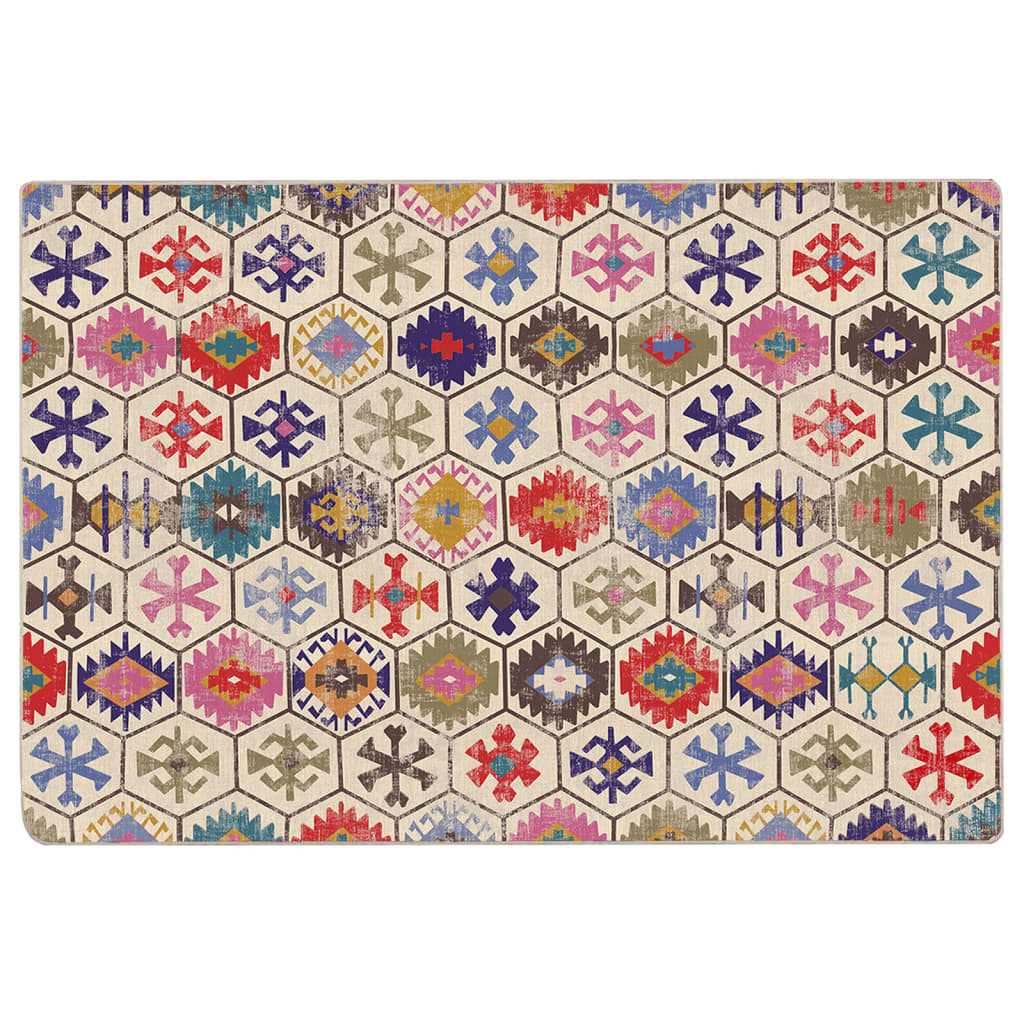 Rug Washable Multicolour 190x300 cm