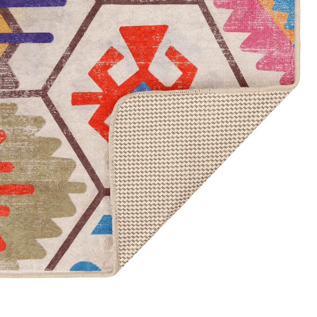 Rug Washable Multicolour 190x300 cm
