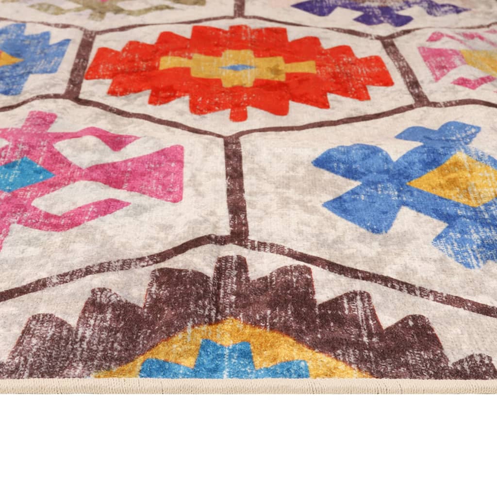 Rug Washable Multicolour 190x300 cm