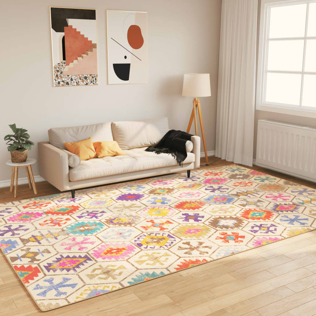 Rug Washable Multicolour 190x300 cm