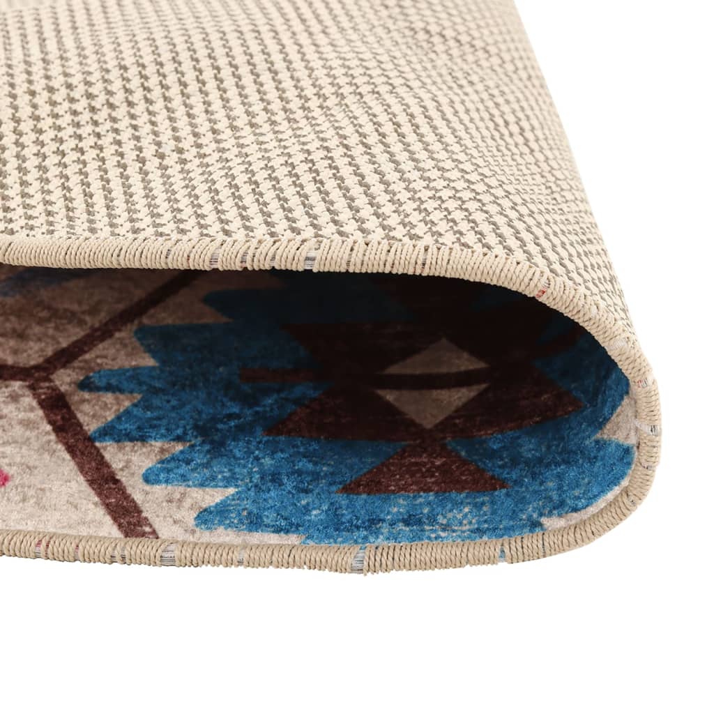 Rug Washable Multicolour Ø 120 cm