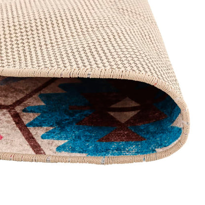 Rug Washable Multicolour Ø 120 cm