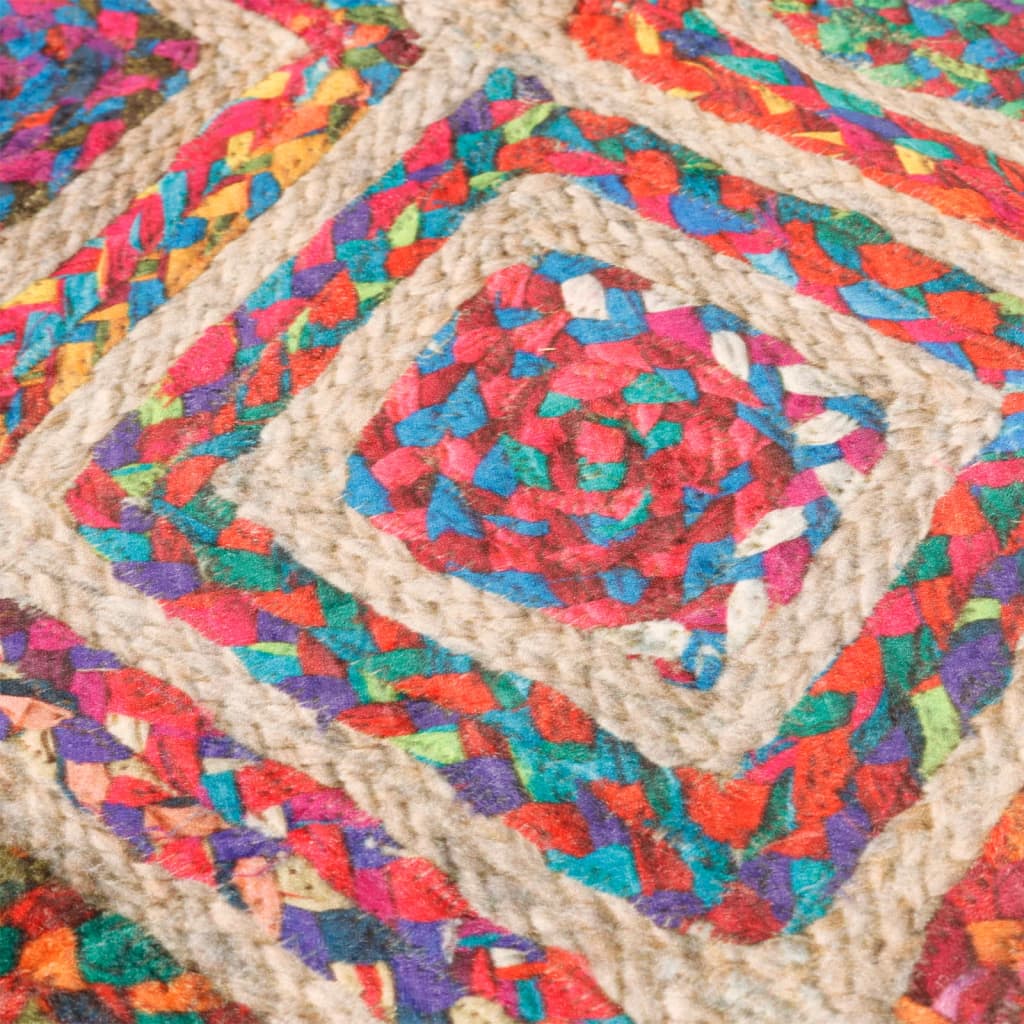 Rug Washable Multicolour Ø 120 cm