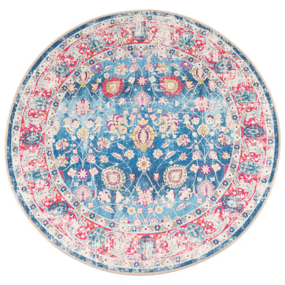Rug Washable Multicolour Ø 120 cm