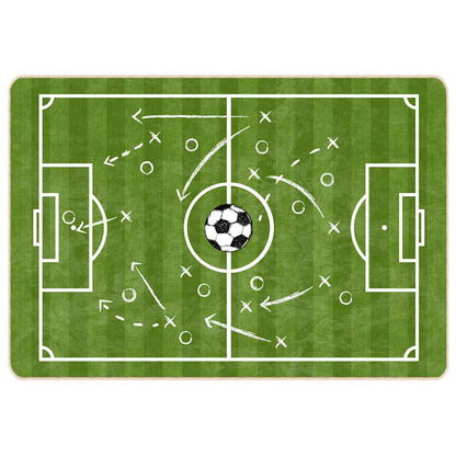 Kids'Rug Green 160x230 cm Football Field Washable