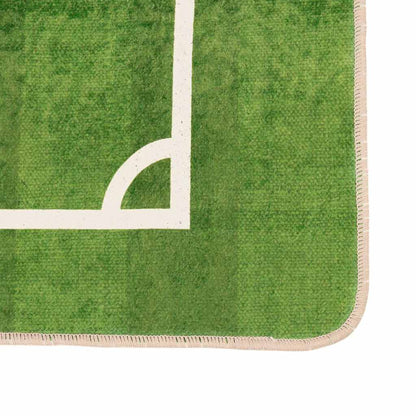 Kids'Rug Green 160x230 cm Football Field Washable