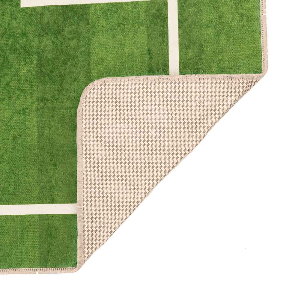 Kids'Rug Green 160x230 cm Football Field Washable