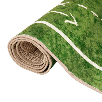 Kids'Rug Green 160x230 cm Football Field Washable