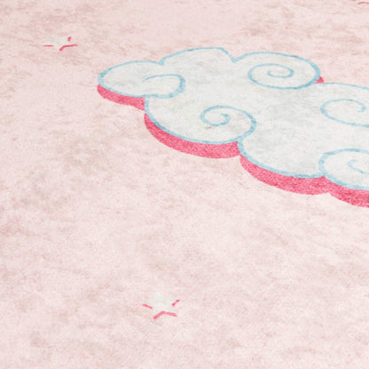 Kids'Rug Pink 160x230 cm Unicorn Washable
