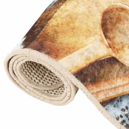 Kitchen Rug Multicolour 60x180 cm Washable