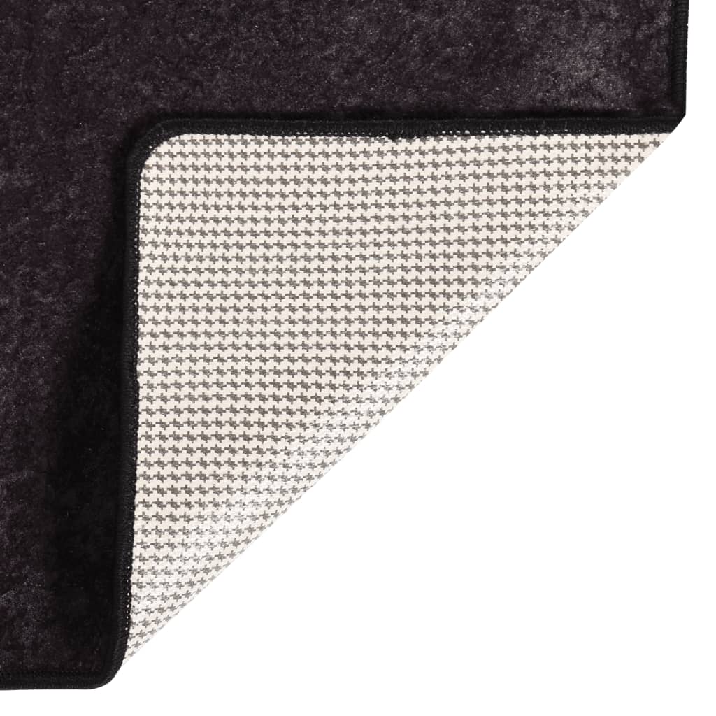 Rug Washable Anthracite 400x300 cm