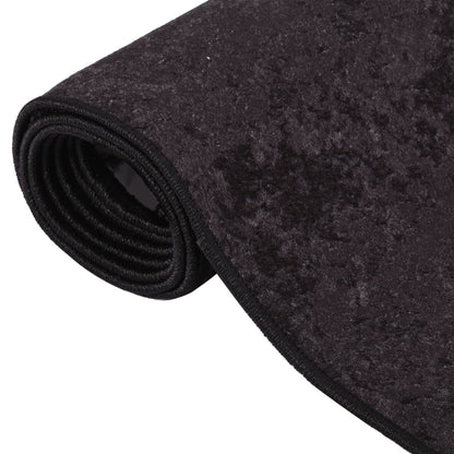Rug Washable Anthracite 400x300 cm