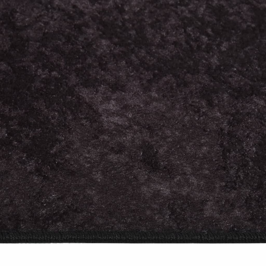 Rug Washable Anthracite 400x300 cm