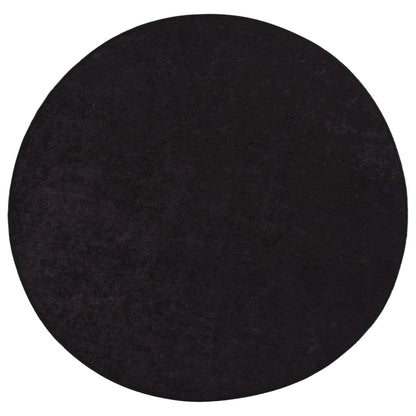 Rug Washable Anthracite Ø 200 cm