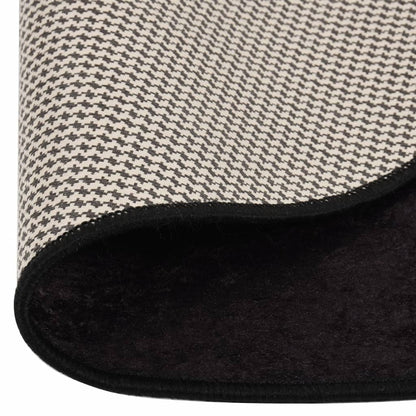 Rug Washable Anthracite Ø 200 cm