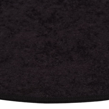 Rug Washable Anthracite Ø 200 cm
