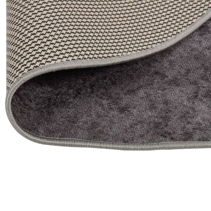 Rug Washable Grey Ø 200 cm