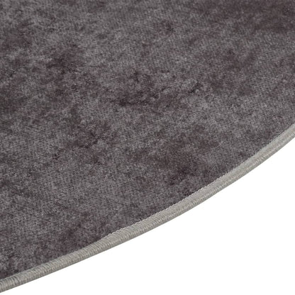 Rug Washable Grey Ø 200 cm