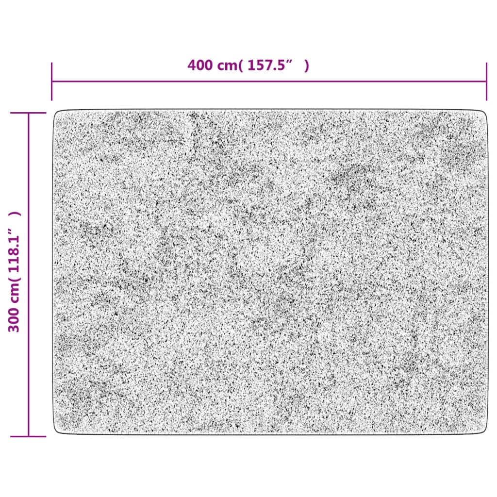 Rug Washable Multicolour 400x300 cm
