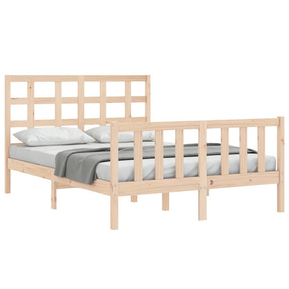 Bed Frame without Mattress Small Double Solid Wood Pine