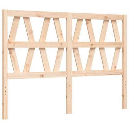 Bed Frame without Mattress 140x200 cm Solid Wood Pine