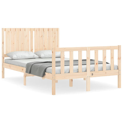 Bed Frame without Mattress Small Double Solid Wood Pine