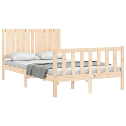 Bed Frame without Mattress Small Double Solid Wood Pine
