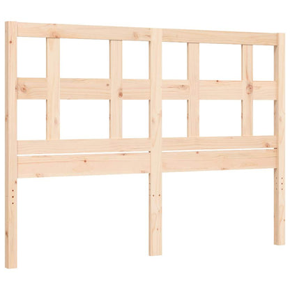 Bed Frame without Mattress Small Double Solid Wood Pine