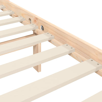Bed Frame | Natural | Solid Pinewood | Double | Bed Frame | Rectangular