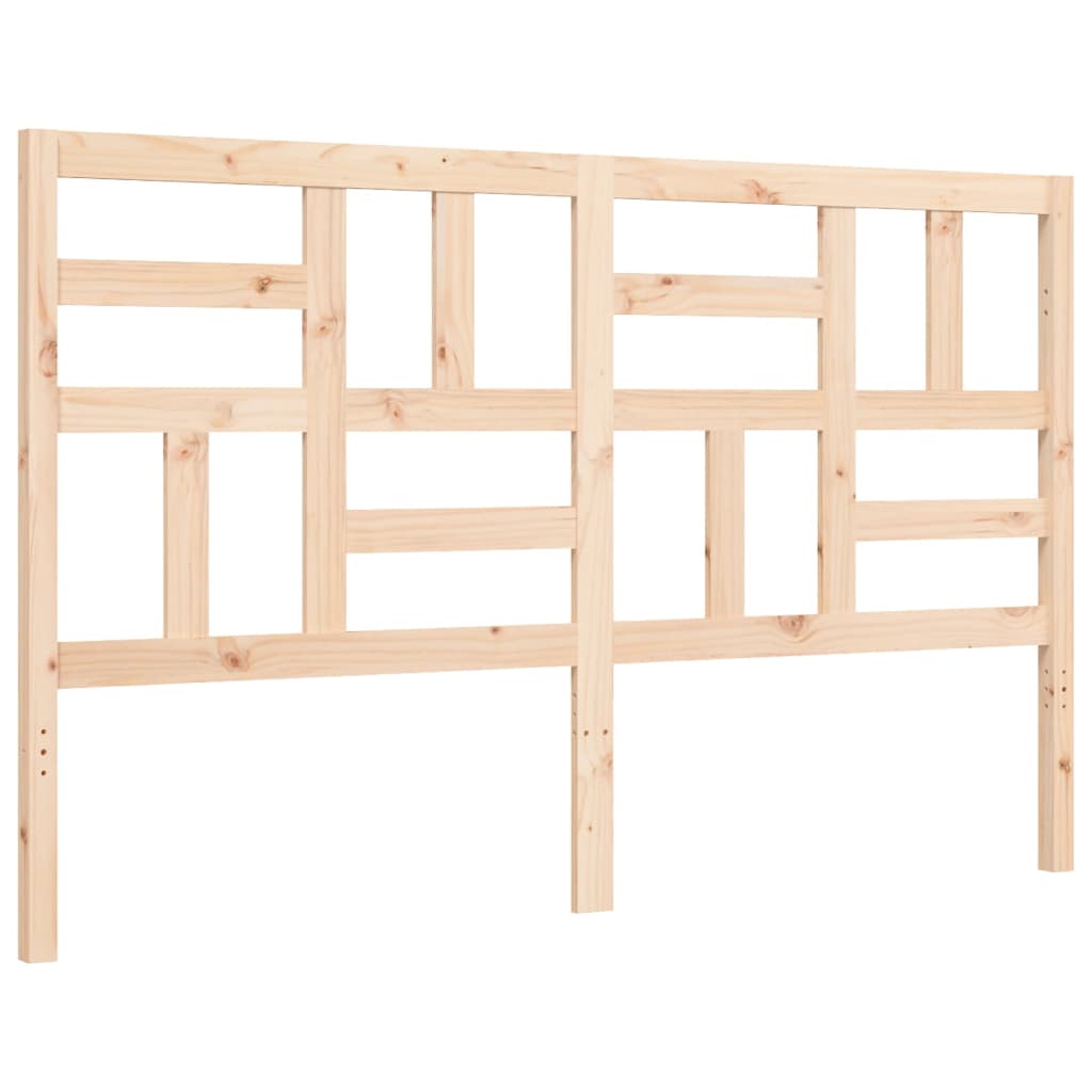 Bed Frame without Mattress 160x200 cm Solid Wood Pine