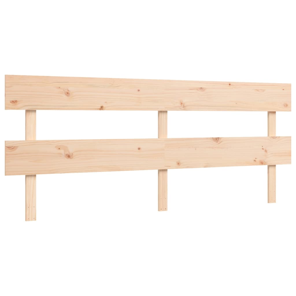 Bed Frame without Mattress 200x200 cm Solid Wood Pine
