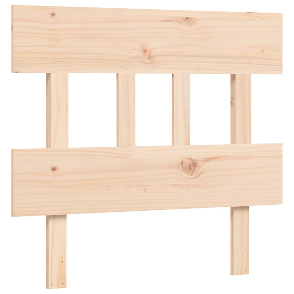 Bed Frame without Mattress Single Solid Wood Pine