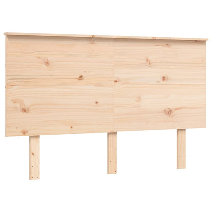 Bed Frame without Mattress 140x200 cm Solid Wood Pine