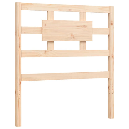 Bed Frame without Mattress 90x200 cm Solid Wood