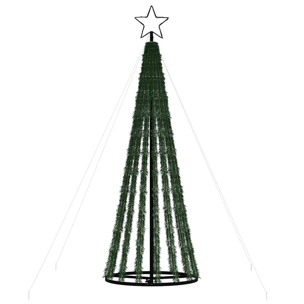 LED Christmas Tree 275 LEDs Cold White 180 cm