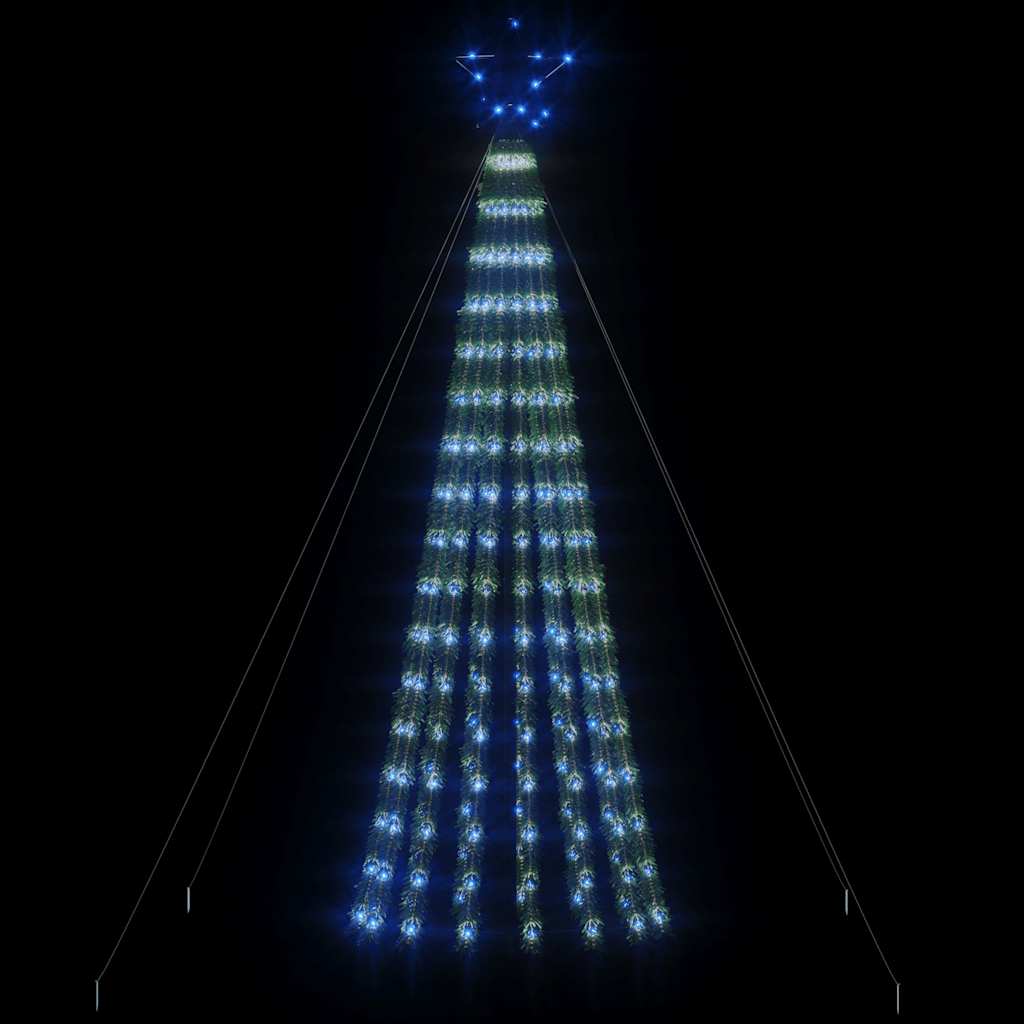 LED Christmas Tree 275 LEDs Blue 180 cm