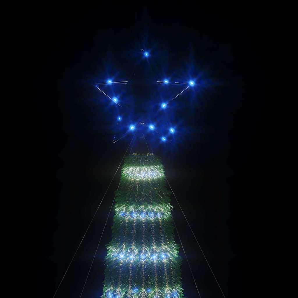 LED Christmas Tree 275 LEDs Blue 180 cm
