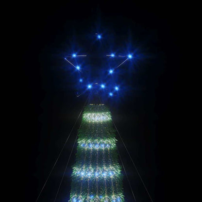 LED Christmas Tree 275 LEDs Blue 180 cm