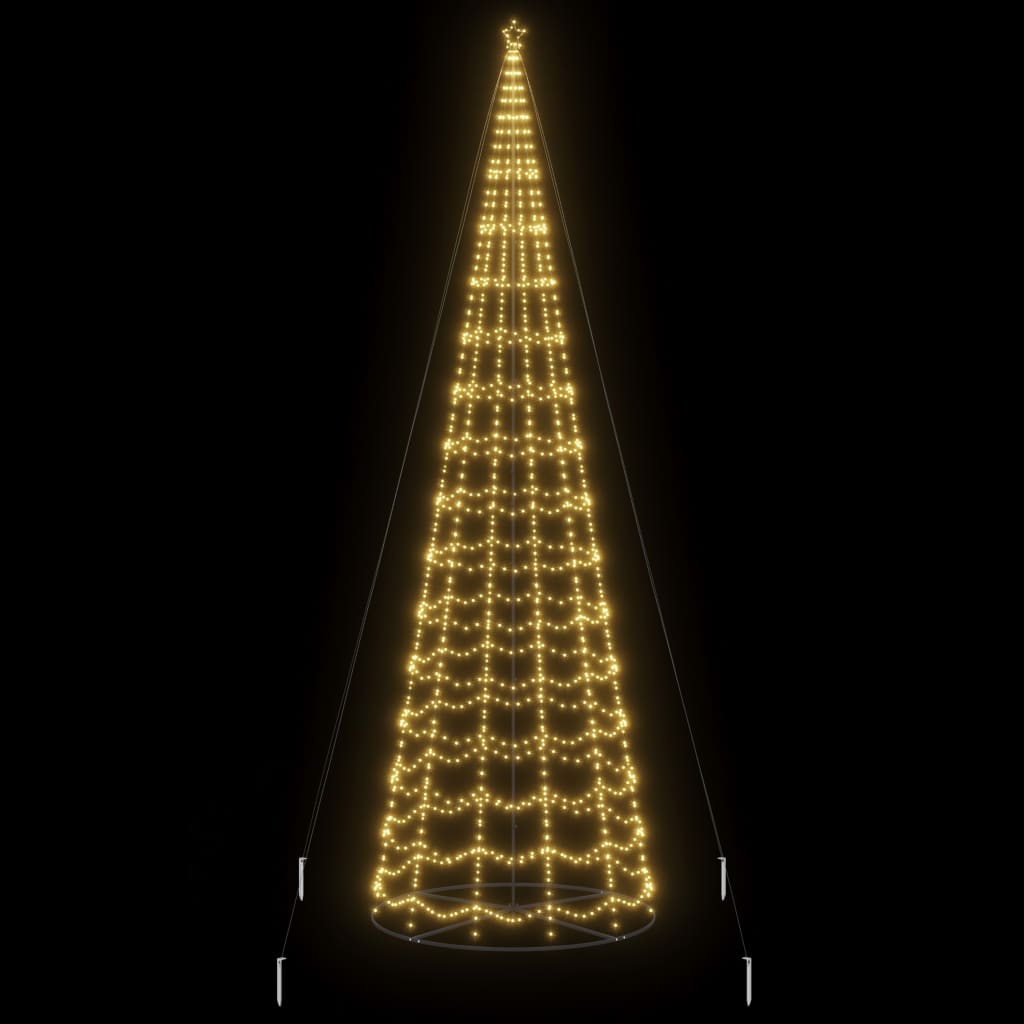 LED Christmas Tree 1554 LEDs Warm White 500 cm