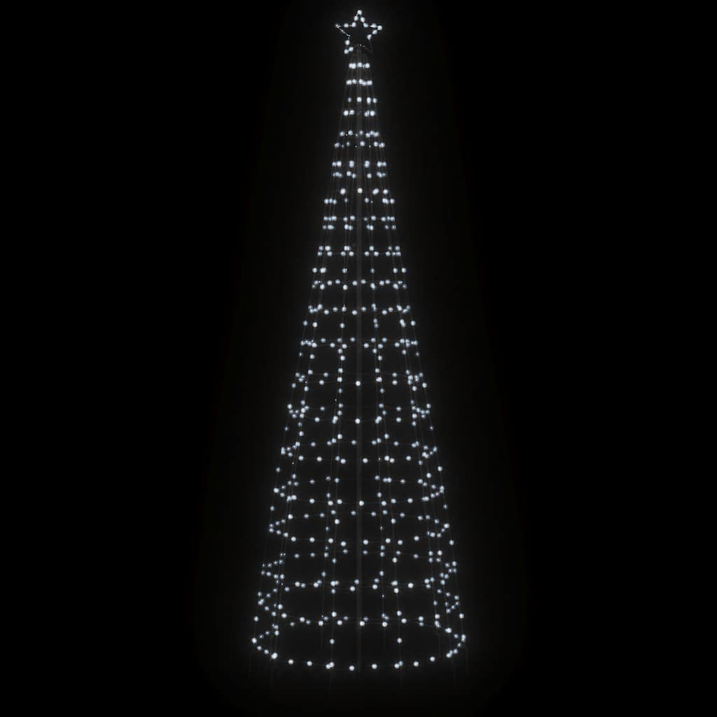 LED Christmas Tree with Spikes 570 LEDs Cold White 300 cm