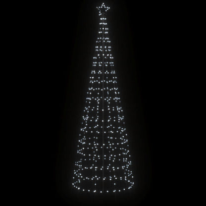 LED Christmas Tree with Spikes 570 LEDs Cold White 300 cm