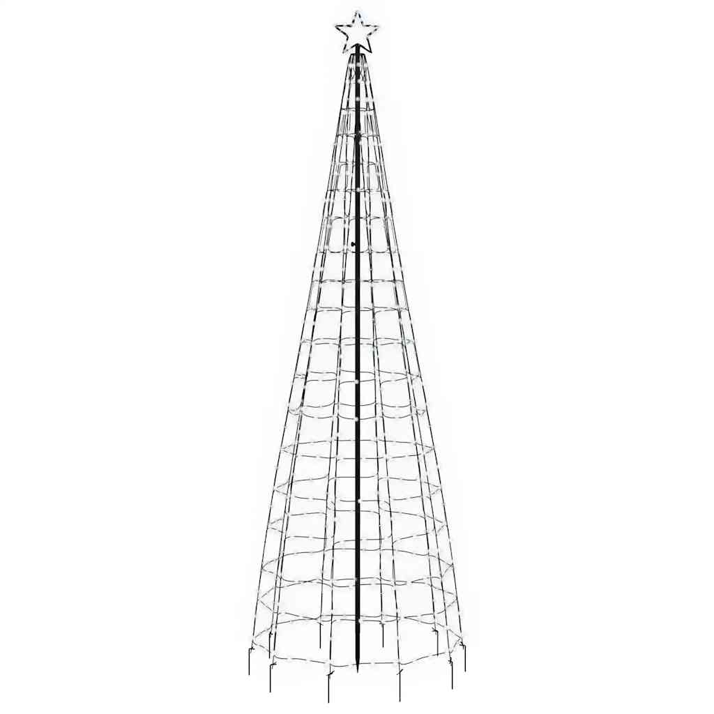 LED Christmas Tree with Spikes 570 LEDs Cold White 300 cm